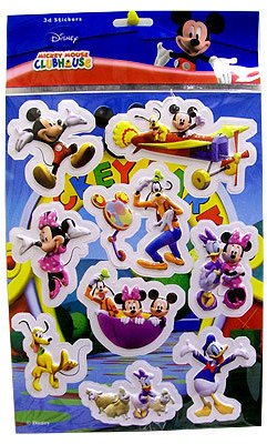 500-teiliges Minnie Mouse Sticker-Set Inkl. Malblock – Mit 3D-Aufklebern, Glitzernd, Wasserfest
