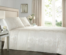 Load image into Gallery viewer, Katherine Ivory - 66x72" Curtains Floral Damask Jacquard Cream