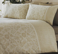 Load image into Gallery viewer, Lola Lace Natural - Duvet Cover Set 300 Thread Count
