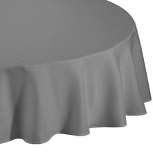 Load image into Gallery viewer, Linen Look Grey - Slubbed Table Cloth Range