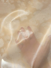 Load image into Gallery viewer, PVC Roses Clear Gold - Wipe Clean Table Cloth Embossed Flowers