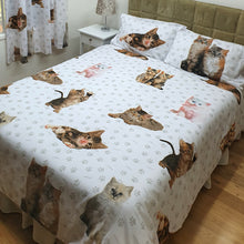 Load image into Gallery viewer, Rachael Hale 'Cute Kittens' - Duvet Cover Set