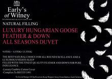 Load image into Gallery viewer, All Seasons 2-in-1 13.5 Tog Duvet - Early's of Witney Luxury Goose Feather & Down Quilt