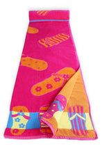 Load image into Gallery viewer, Beach Towel Flip Flops Pink Orange Yellow Blue