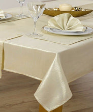 Load image into Gallery viewer, Glitter Cream / Gold - Table Cloth Range
