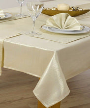 Load image into Gallery viewer, Glitter Cream / Gold - Table Cloth Range