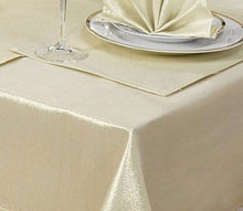 Load image into Gallery viewer, Glitter Cream / Gold - Table Cloth Range
