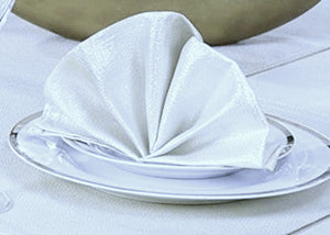 Glitter White / Silver - Table Cloth Range