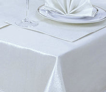 Load image into Gallery viewer, Glitter White / Silver - Table Cloth Range
