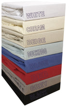 Load image into Gallery viewer, Flannelette Fitted Sheet 18&quot; Duckegg - Thermal Extra Deep Box Blue
