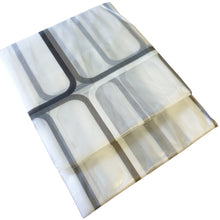 Load image into Gallery viewer, Shower Curtain Set - PEVA Cubes Black Grey White