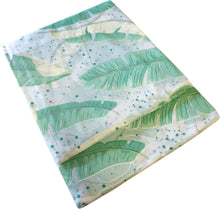 Load image into Gallery viewer, Shower Curtain Set - PEVA Feather Leaves Jungle Green