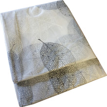 Load image into Gallery viewer, Shower Curtain Set - PEVA Leaves Autumn Grey