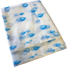 Load image into Gallery viewer, Shower Curtain Set - PEVA Raindrops Blue