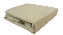 Load image into Gallery viewer, Flannelette Flat Sheet Beige - Thermal Plain Dyed
