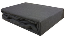 Load image into Gallery viewer, Flannelette Fitted Sheet 18" Black - Thermal Extra Deep Box