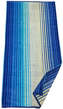 Load image into Gallery viewer, Beach Towel Multi Stripes Blue