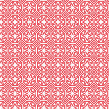 Load image into Gallery viewer, PVC Geo Star Coral - Wipe Clean Table Cloth Geometric Tile Salmon Pink