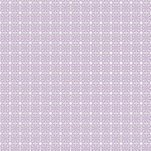 Load image into Gallery viewer, PVC Geo Star Lilac - Wipe Clean Table Cloth Geometric Tile Print Pale Purple