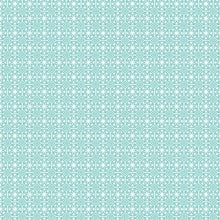 Load image into Gallery viewer, PVC Geo Star Duck Egg - Wipe Clean Table Cloth Geometric Tile Blue