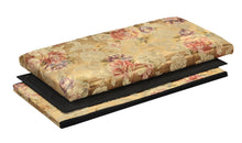 Load image into Gallery viewer, Anastasia Gold - Storage Ottoman Jacquard Floral