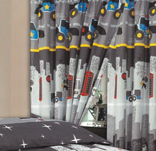 Load image into Gallery viewer, Cops & Robbers - 66x72" Curtains