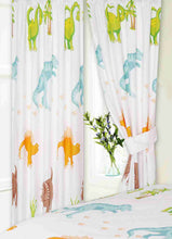 Load image into Gallery viewer, Dinosaurs - 66x72" Curtains
