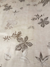 Load image into Gallery viewer, PVC Leaves Slate - Wipe Clean Table Cloth Autumn Foliage Grey Charcoal