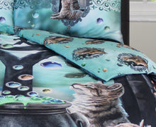 Load image into Gallery viewer, Hubble Bubble - Lisa Parker Duvet Cover Set Cats Cauldron