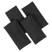 Load image into Gallery viewer, Linen Look Black - Slubbed Table Cloth Range
