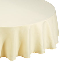 Load image into Gallery viewer, Linen Look Cream - Slubbed Table Cloth Range
