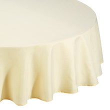Load image into Gallery viewer, Linen Look Cream - Slubbed Table Cloth Range