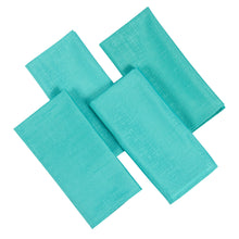 Load image into Gallery viewer, Linen Look Teal - Slubbed Table Cloth Range