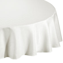 Load image into Gallery viewer, Linen Look White - Slubbed Table Cloth Range