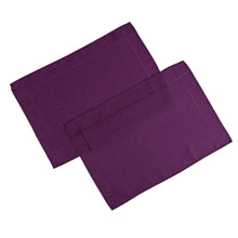 Load image into Gallery viewer, Linen Look Purple - Slubbed Table Cloth Range
