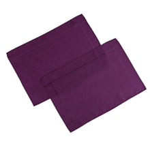 Load image into Gallery viewer, Linen Look Purple - Slubbed Table Cloth Range