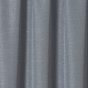 Linen Look Grey - Voile Panel Textured Slubbed Effect Charcoal Slate