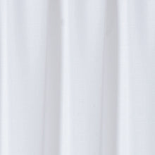 Load image into Gallery viewer, Linen Look White - Voile Panel Textured Slubbed Effect