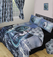 Load image into Gallery viewer, Protector Of Magic - Curtains Lisa Parker Dragon Unicorn
