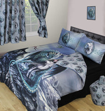 Load image into Gallery viewer, Protector Of Magic - Curtains Lisa Parker Dragon Unicorn