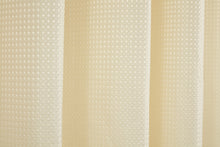Load image into Gallery viewer, Waffle Cream - Eyelet / Ring Top Curtain Pair Natural