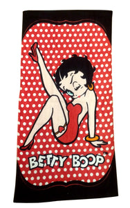 Betty Boop 'Kicking' - Beach Towel