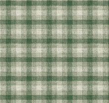 Load image into Gallery viewer, PVC Burlap Check Green - Wipe Clean Table Cloth