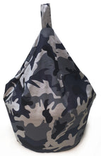 Load image into Gallery viewer, Camo Black - Bean Bag Army Camouflage Grey Charcoal