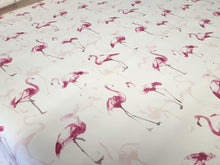 Load image into Gallery viewer, PVC Flamingo Pink - Wipe Clean Table Cloth Tall Birds Silhouettes