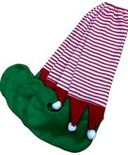 Load image into Gallery viewer, Elf Boots Red Green Felt - Christmas Table / Chair Leg Decorative Range