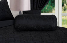 Load image into Gallery viewer, Marrakesh Black - Neck Roll Jacquard Decorative Scatter Accessory