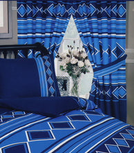 Load image into Gallery viewer, Men Only Nautical Blue - 66x72" Curtains Geometric
