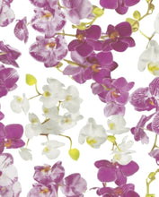 Load image into Gallery viewer, PVC Orchid - Wipe Clean Table Cloth Floral White Purple Pink Green