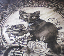 Load image into Gallery viewer, Paracelsus - Alchemy Gothic Cat Duvet Cover Set